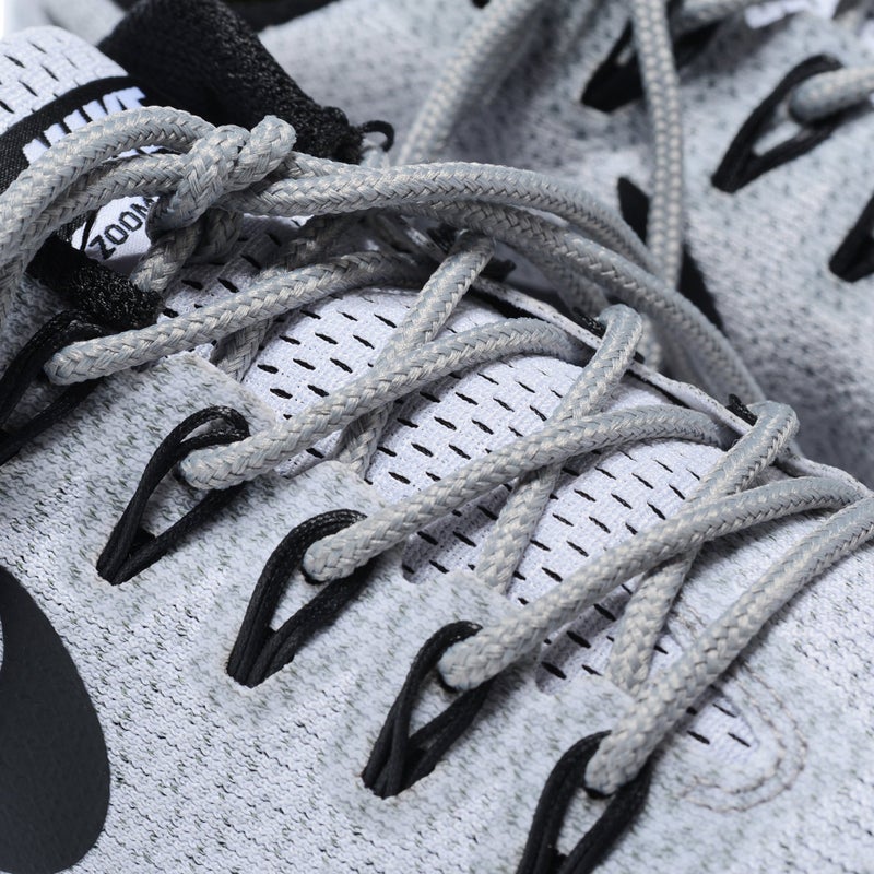 AOMIDI 2 Pair Shoelaces Round Athletic Shoes Lace for Boot Laces Shoelaces and Multiple Shoe Types Replacements(45" inches (114 cm), Gray) - Image 2